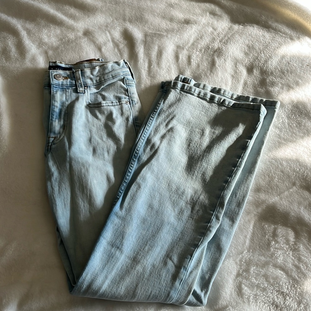 Aeropostale light wash flare jeans
